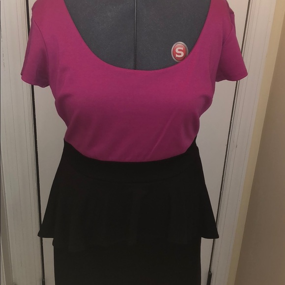 Super cute JFW Peplum style dress! XL/1X - Picture 4 of 5